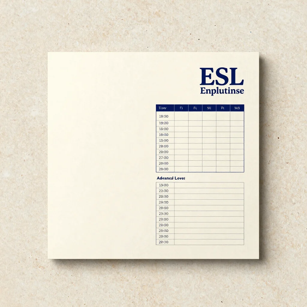 Advanced ESL Session