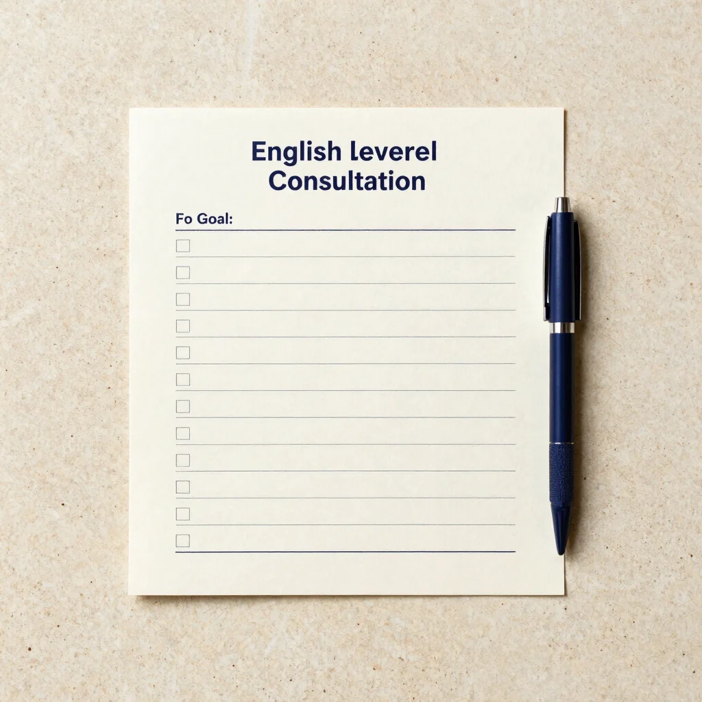 English Level Consultation